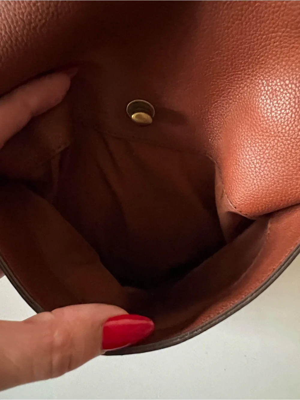 Fossil Talulla Hobo Bag Brandy Leather